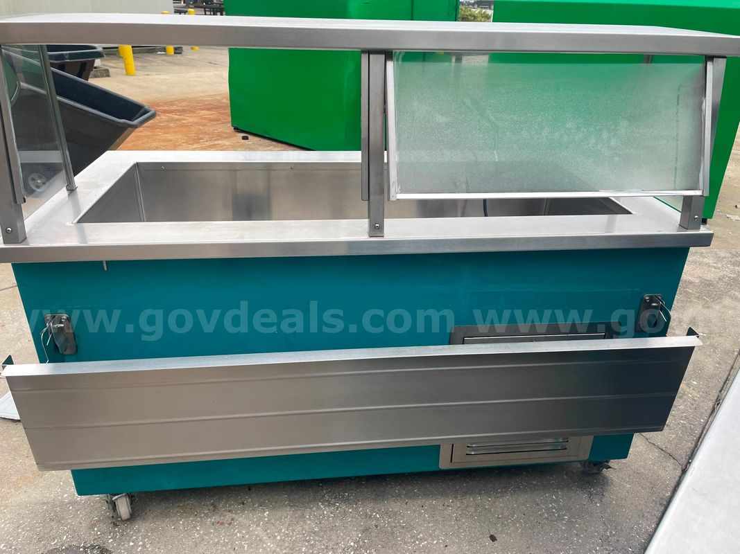 COLORPOINT FOOD SERVING LINE (4 PIECES) - TEAL