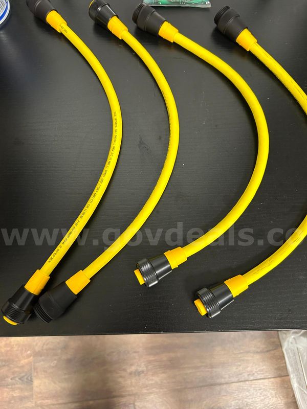 4 - Subsite Camera Connector Cables and 1 - Subsite Bullet Connector *NEW*