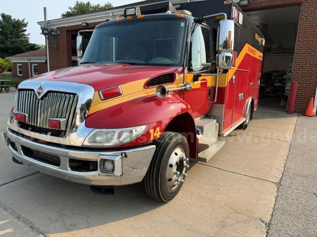 2018 International DuraStar 4300 Type 1 Ambulance Braun Crossroads A14