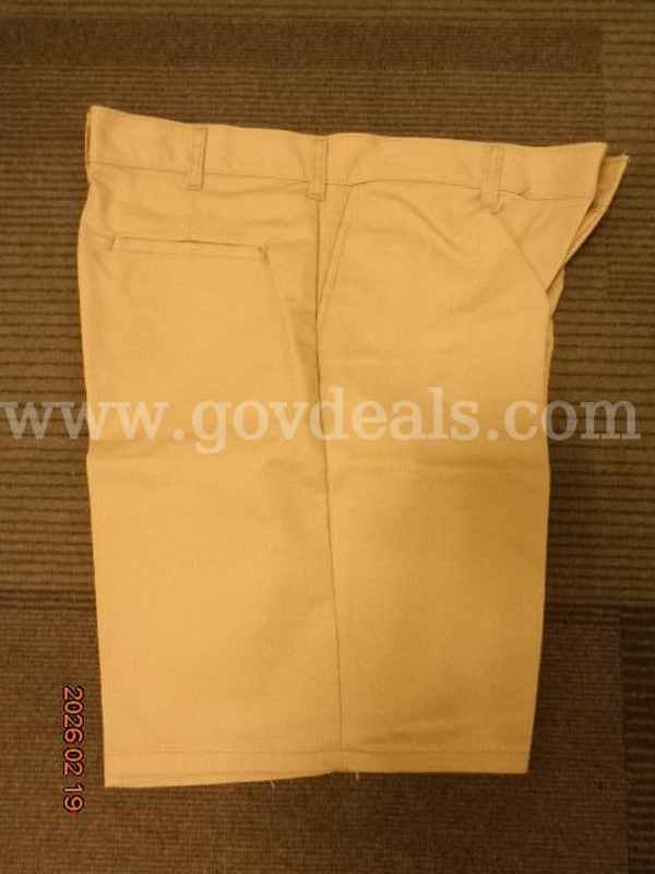 1 Men’s GK Team Wear Khaki shorts, size 34