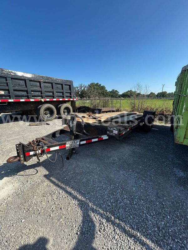 Black 2018 Rolls Rite Tilt Deck Trailer 14kp20te