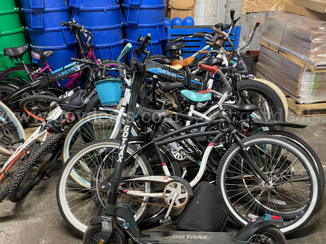 Lot of Approximately Twenty-Four (24) Bikes Including Scooters & E-Bikes