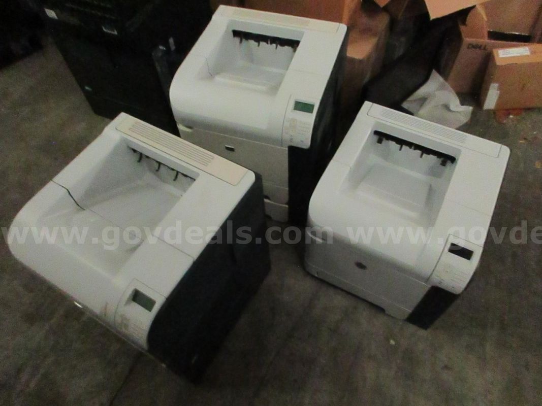 Lot (W) 3 HP LaserJet Printers