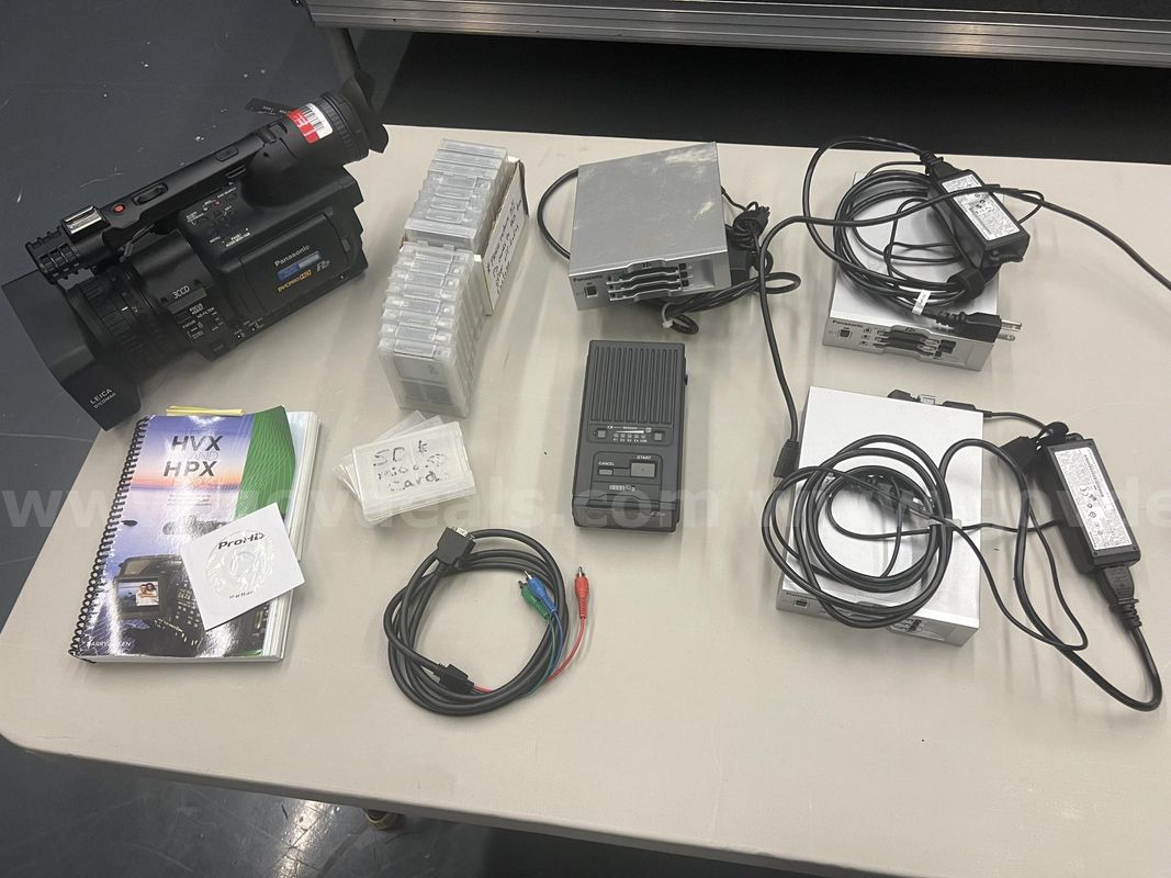 Panasonic AG-HVX200P P2 Digital Video Camera & Associated Gear