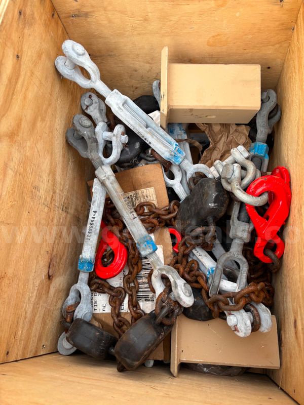 Heavy Duty Vehicle Tie down kits (military). 3 kits total