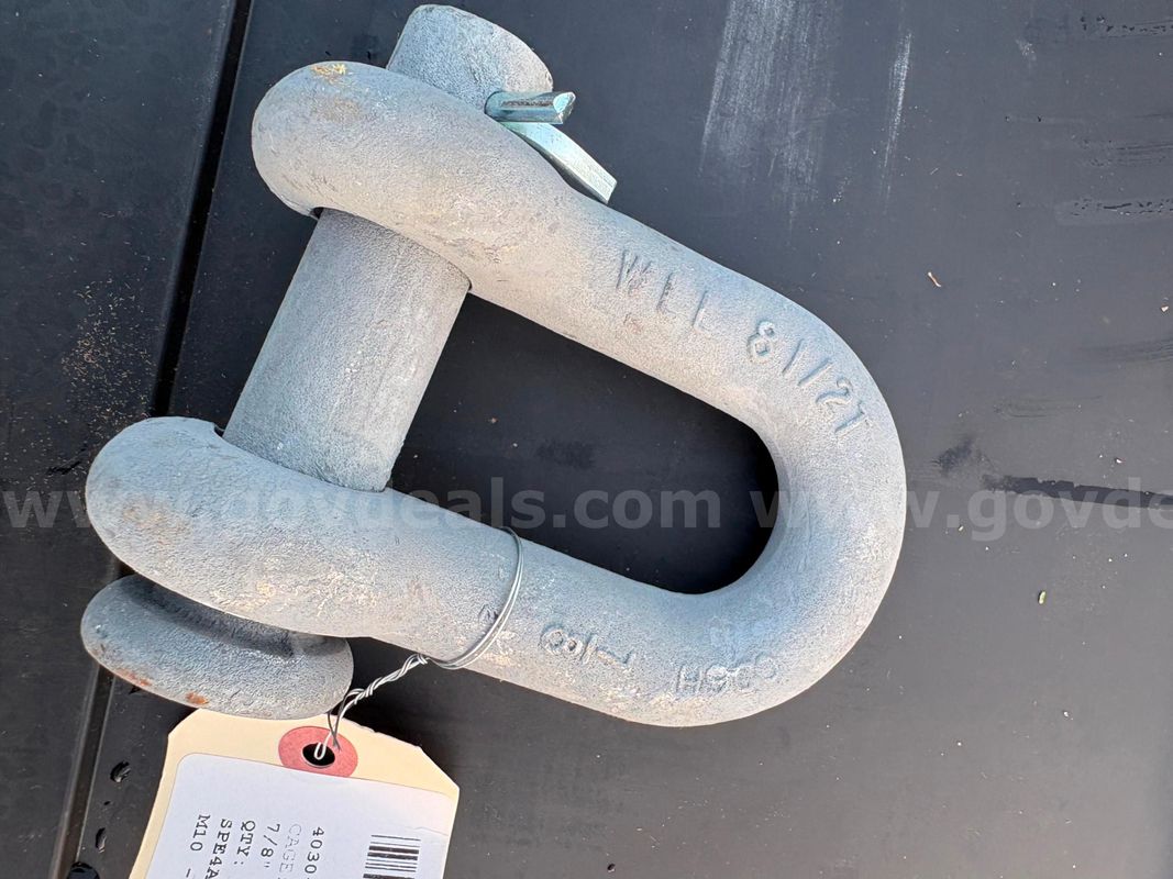 Heavy duty shackles