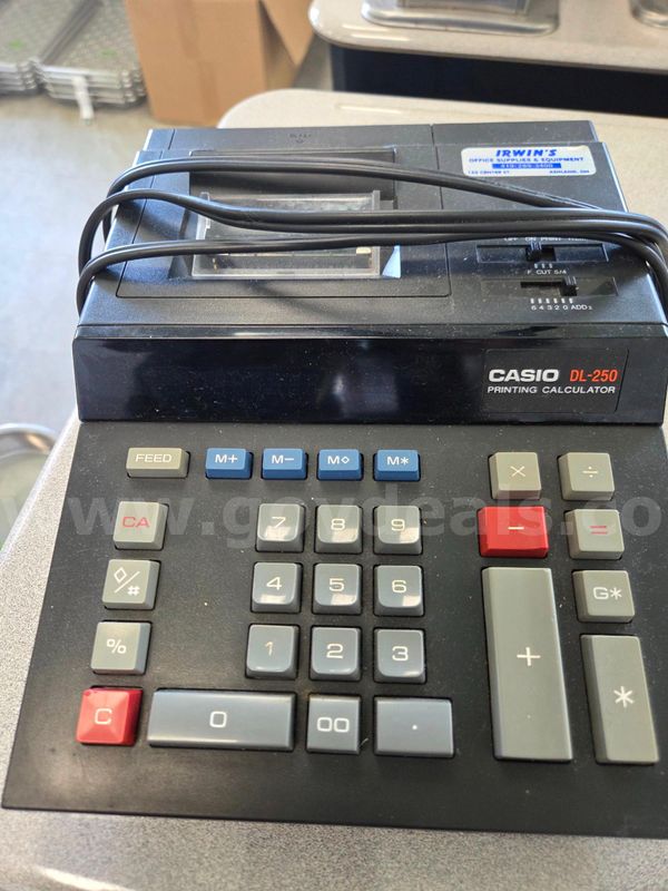Casio Printing Calculator