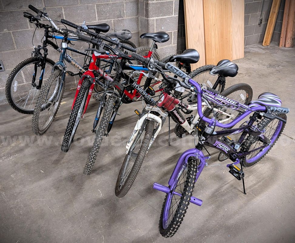 Lot of Six (6) Bicycles