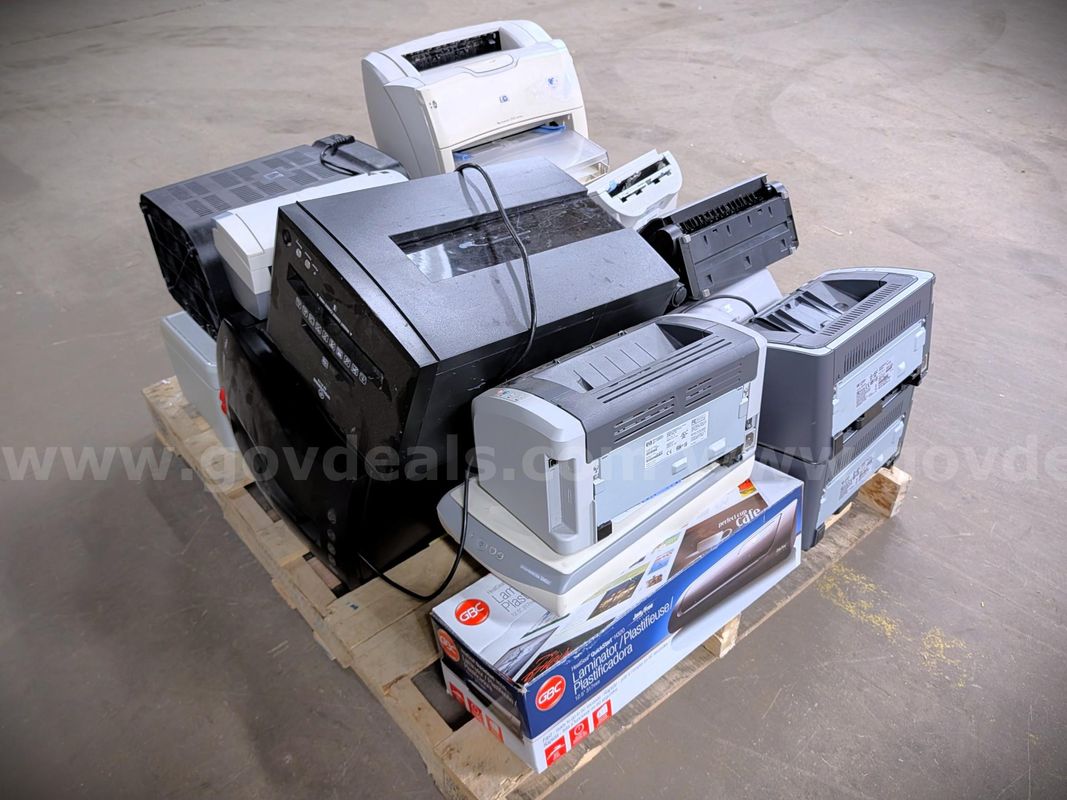 Lot of Scrap Printers & Shredders