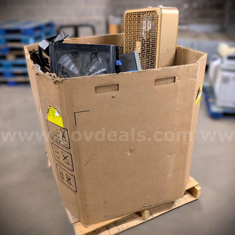 Bin of Scrap Electronics