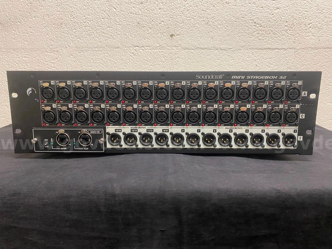 Soundcraft Mini Stagebox 32 with Madi USB Card