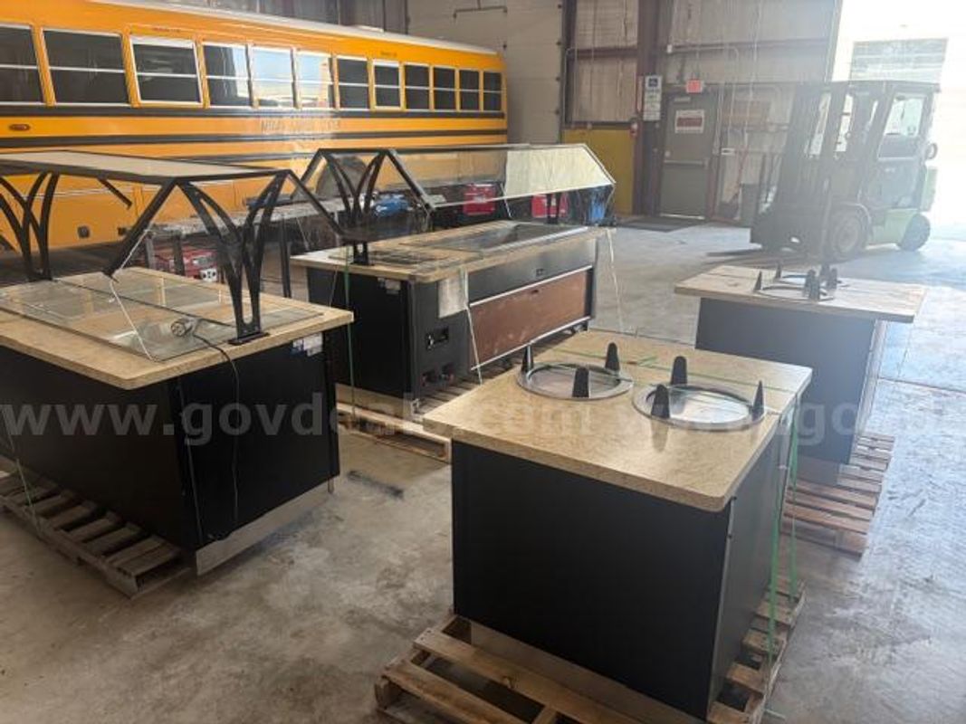 Vollrath Serving Counter Lot – 4 Units (Used, Good Condition)