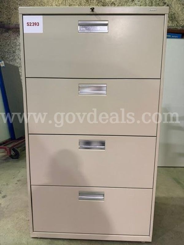 4D Metal File Cabinet with Key