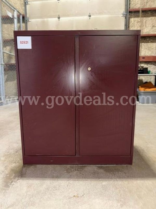 Brown Metal Cabinet