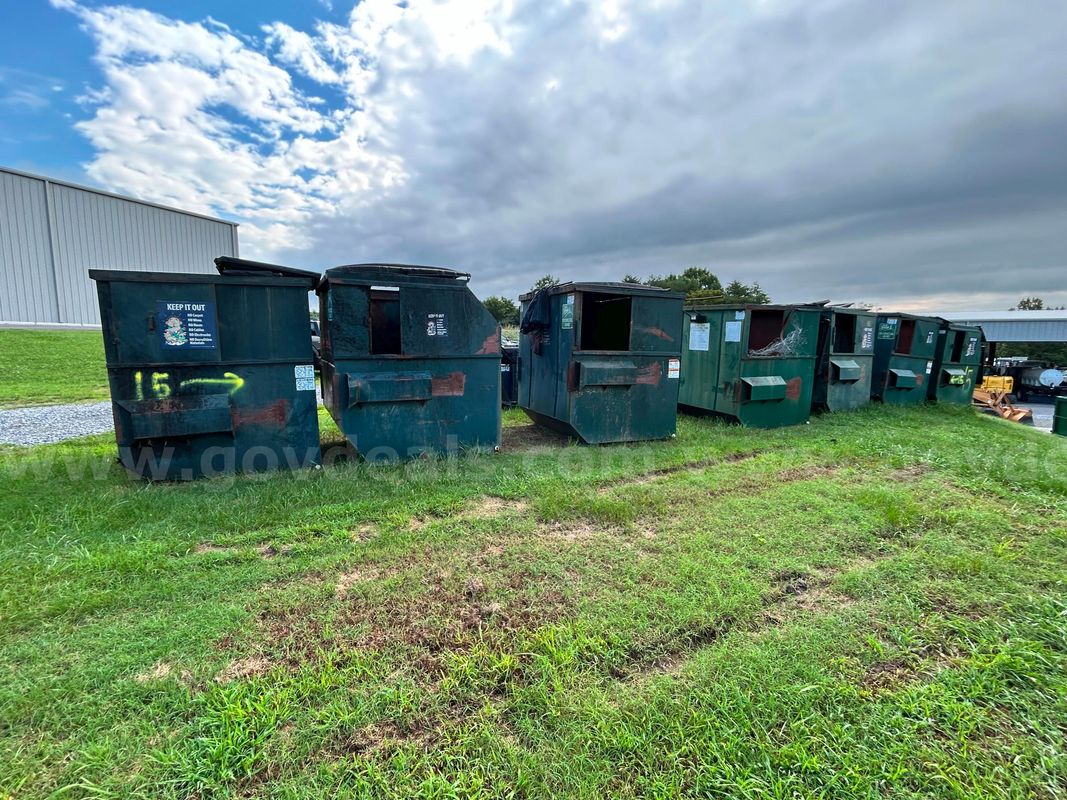 1 Lot of (7) Metal Dumpsters - LOT 15 - Total of (7) Sold in One Auction
