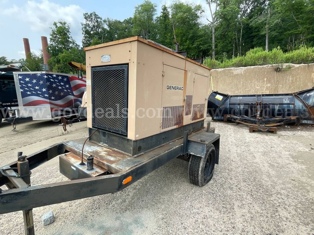 1992 Generac Generator Trailer - Model 92A.020615 - 1,169 Hours - Operational Condition Unknown