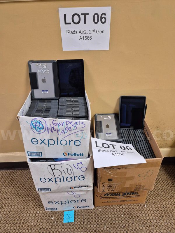 Lot of (1000) - Apple iPad Air 2 2nd Gen (Wi-Fi only), A1566
