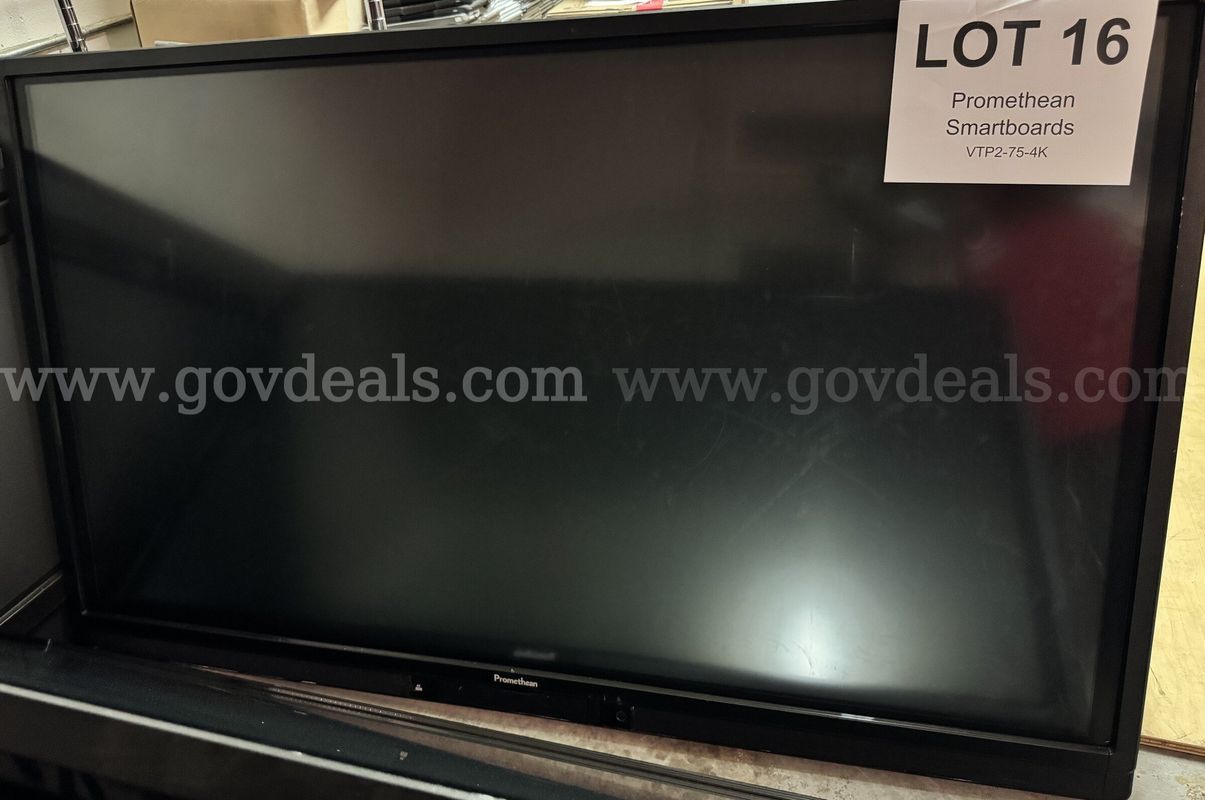 Lot of (20) Promethean VTP2-75-4K Active Panel i-Series 