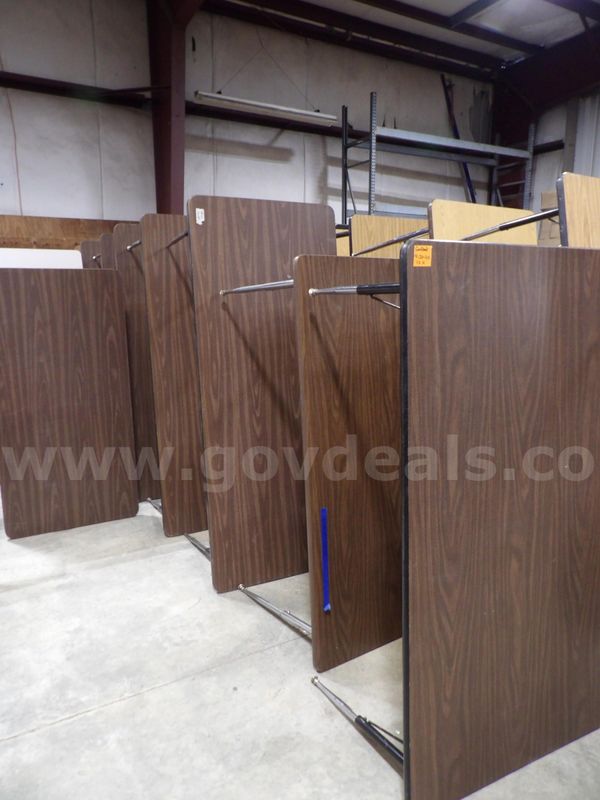 12 Wooden Tables (standard 4 leg)