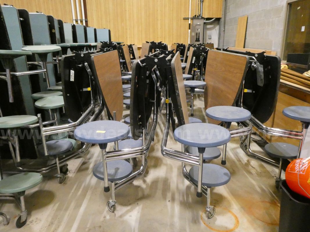 13 - Sico Round Cafeteria Tables