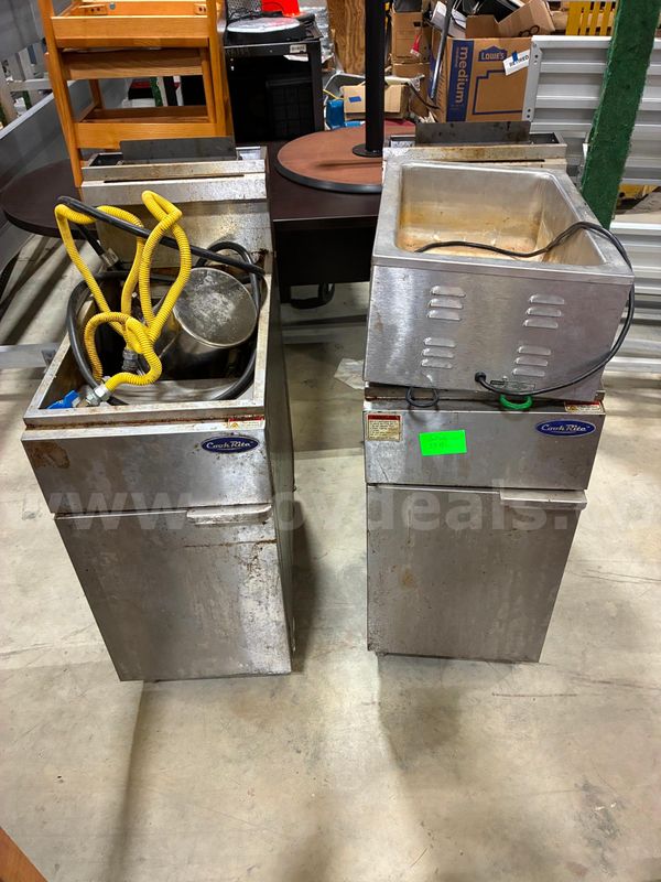 Two Gas Deep Fryers