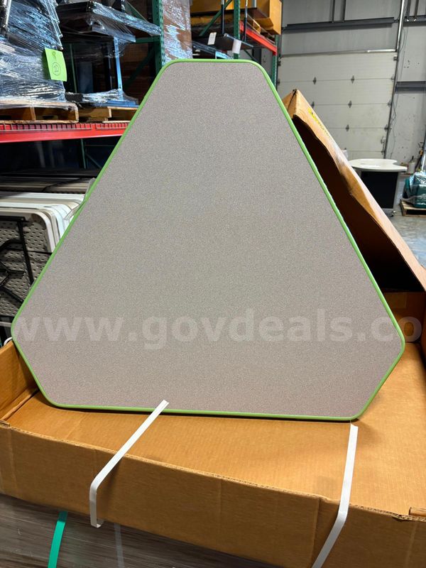 Triangular Desk Tops with Book Box (Lot of 5) LSW