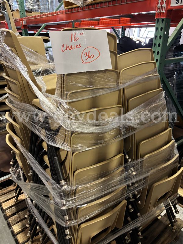 Student Chairs 16" (Lot of 36)