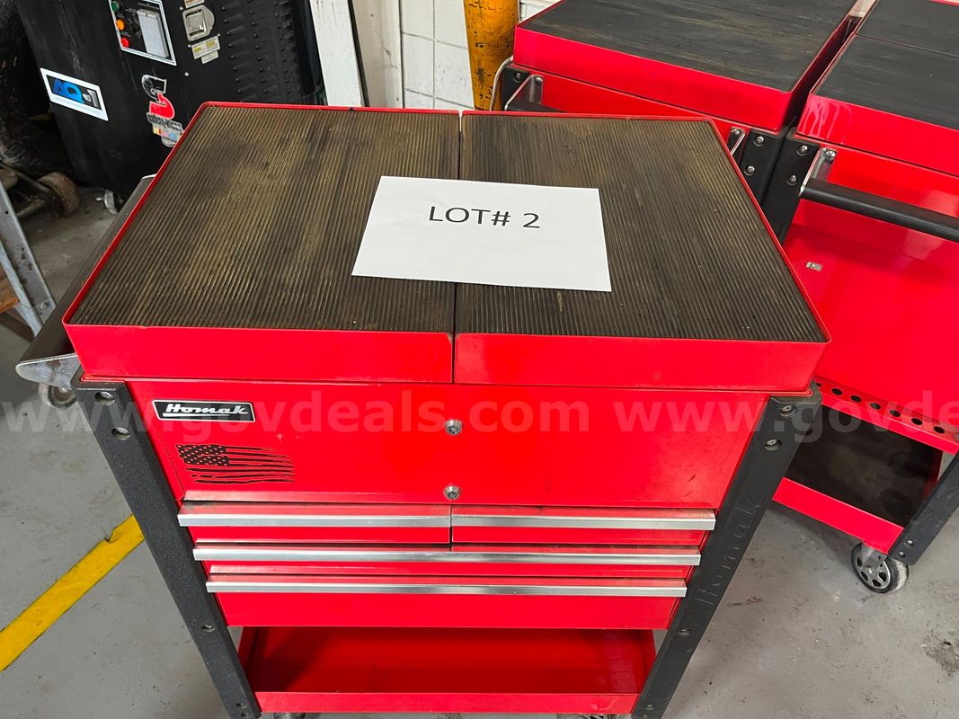 Homak 4 drawer tool cart