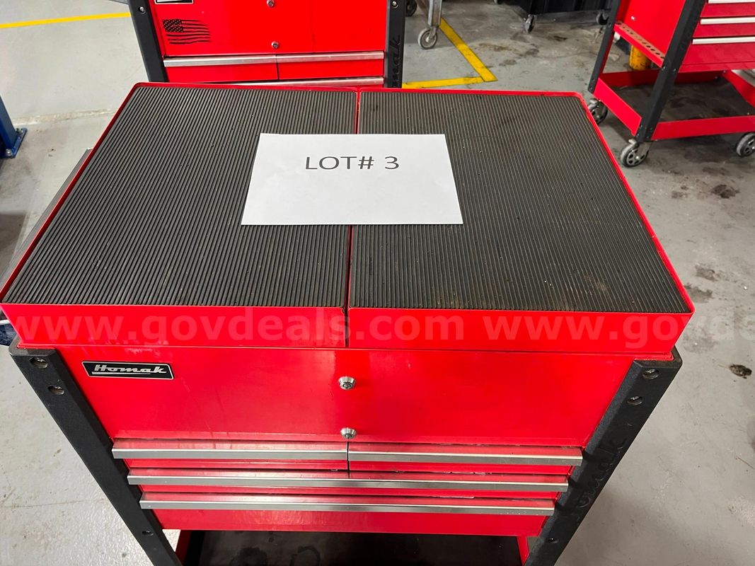 Homak 4 drawer tool cart