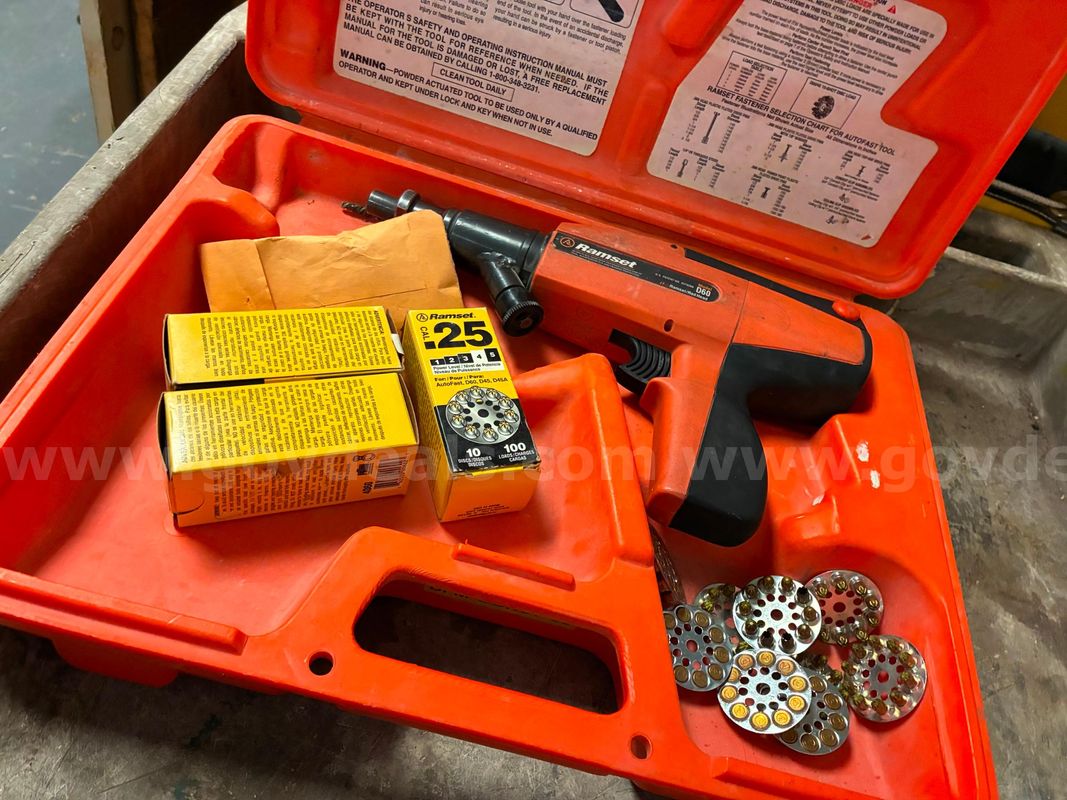 Ramset concrete nail gun