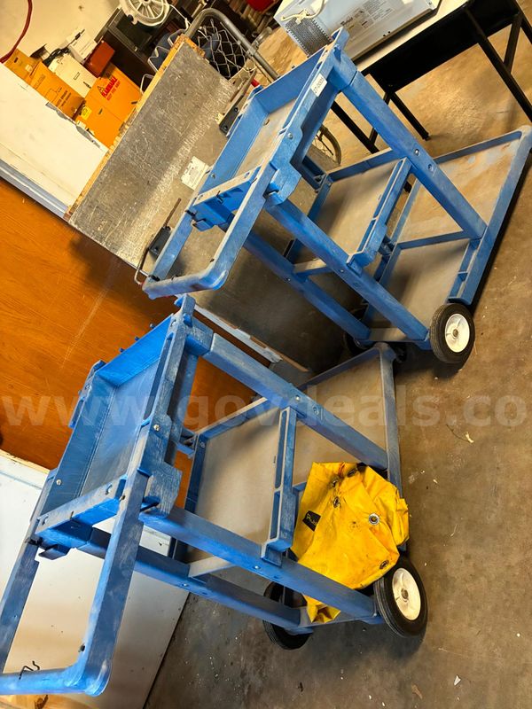 Lot of 2 trash carts