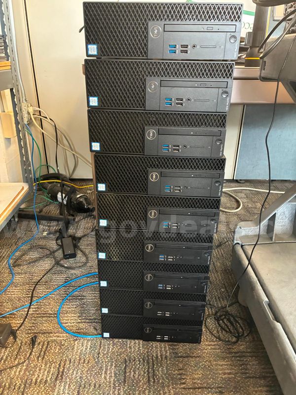 Lot of 8 Dell OptiPlex 3060 ***NO HD***