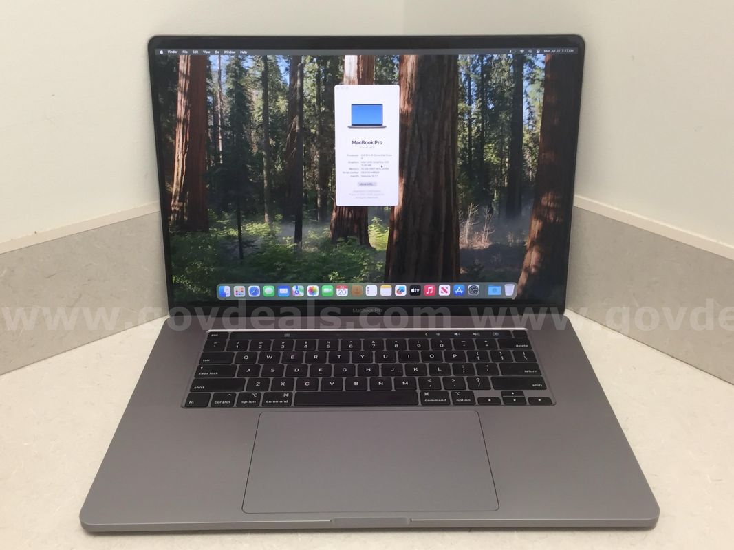 Apple MacBook Pro 2019 - Intel I9-9980HK 2.40 GHZ, 32GB RAM, 2TB SSD, Sequoia