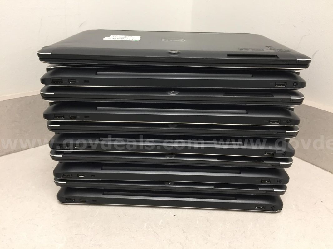 Lot of 10 Dell Latitude 7350's - Intel M-5Y71, 13.2", 8GB RAM, 256GB SSDs, NO OS