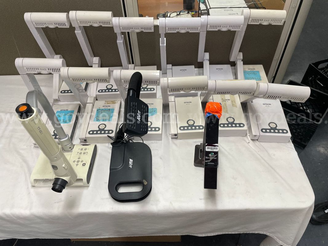 Document Cameras / Cameras / Printers - 26 Items in Lot (shipping avail for additional fees)