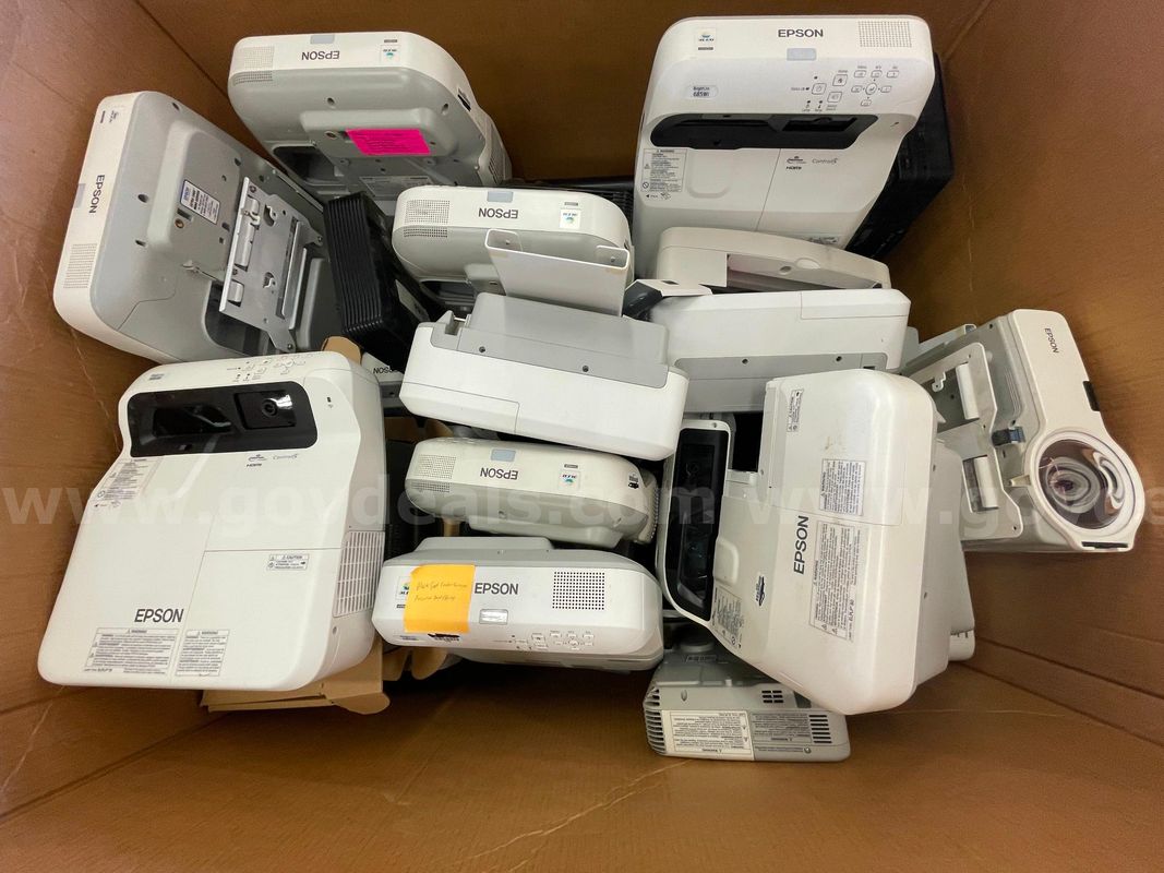 Projectors & More - Qty of 40 Items in Lot - NOTICE See Below for Add'tl Fees * See Attached PDF*
