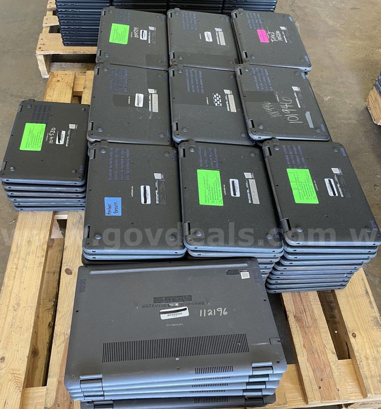 Dell Latitude & Dell NetBooks - Qty of 105 - Hard Drives Have Been WIPED/NOT REMOVED
