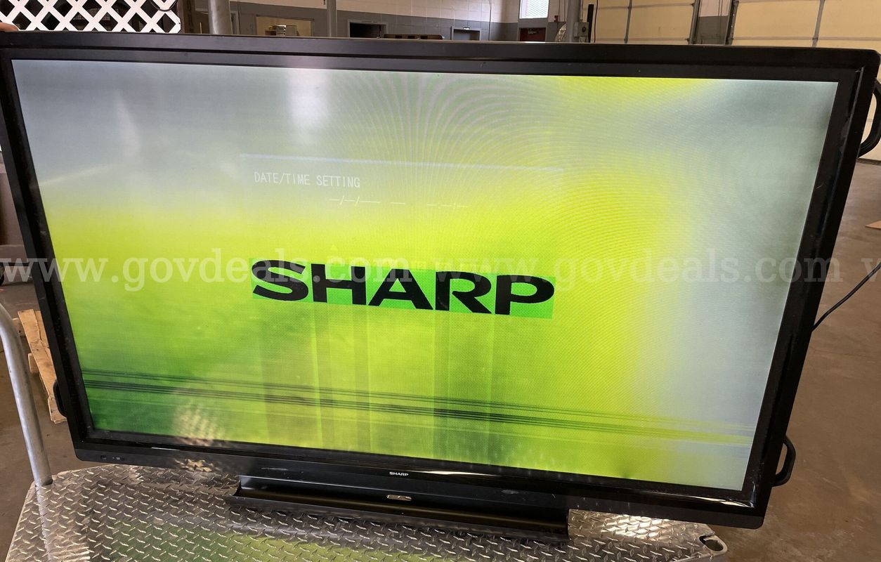 Sharp 70" Interactive TV, Sony Flat Screen, Sanyo 42" TV, Acer 43" Monitor