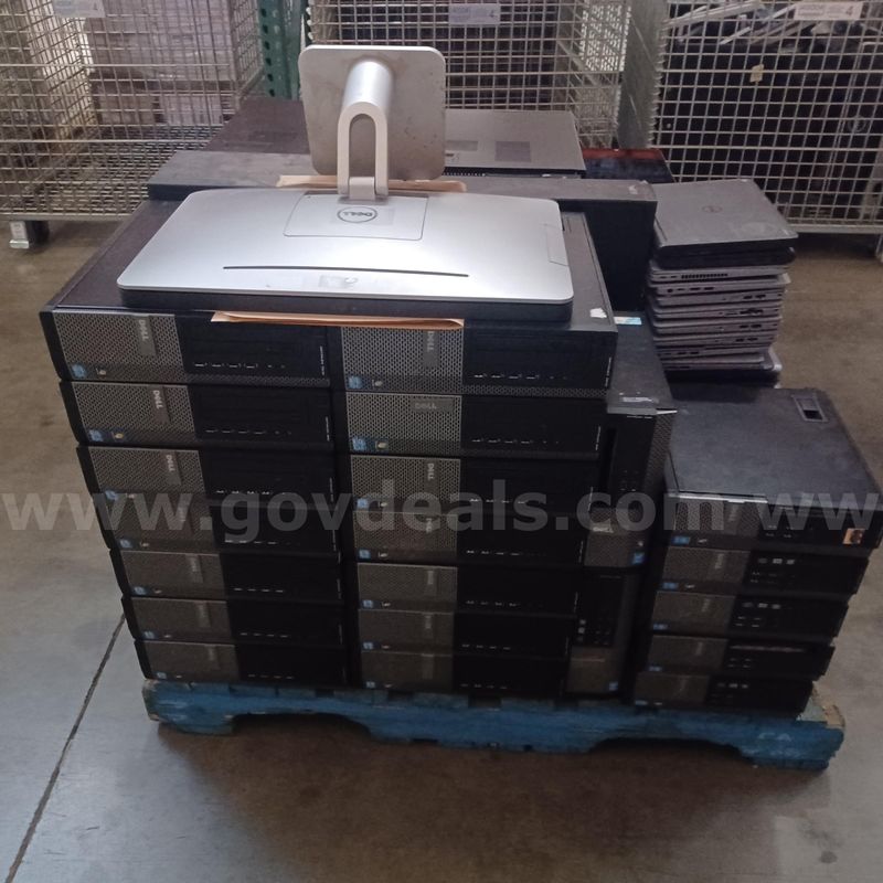 Lot of computers and laptops