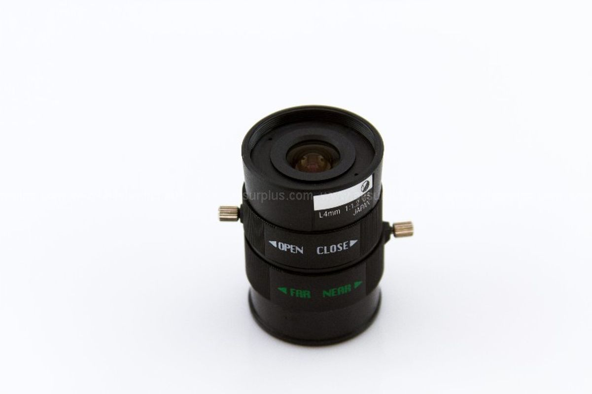 3pcs of Lens - 1/3" 4mm Fixed Focal Length, Manual Iris, CS