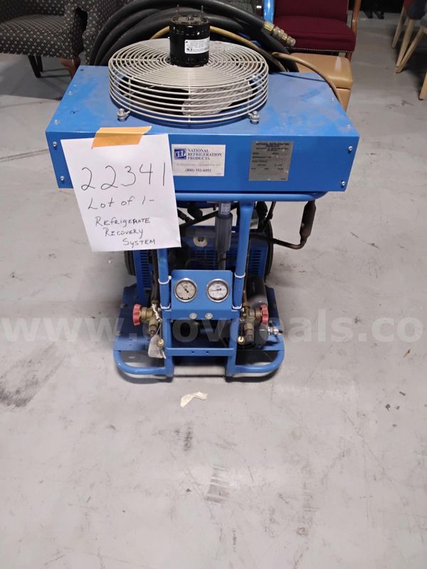 Lot of 1 Refrigerate Recovery System