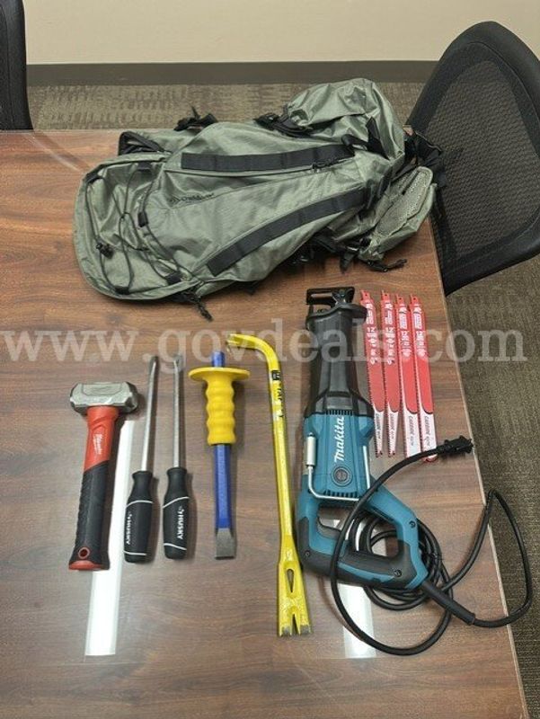 Lot of tools with backpack