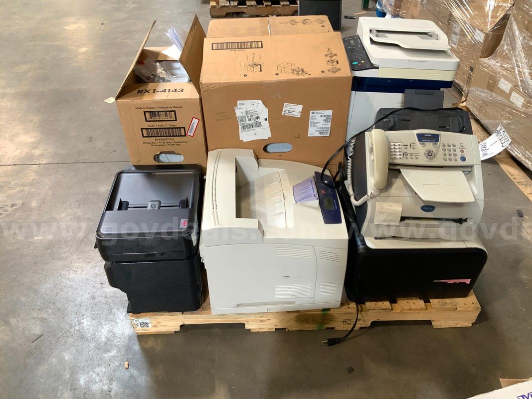 Pallet of Assorted Printers