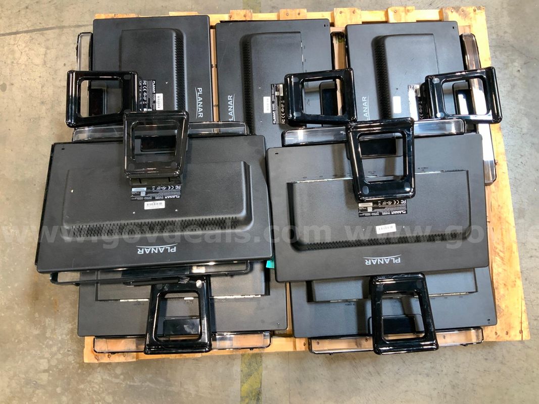 9 Planar Monitors w/ stands