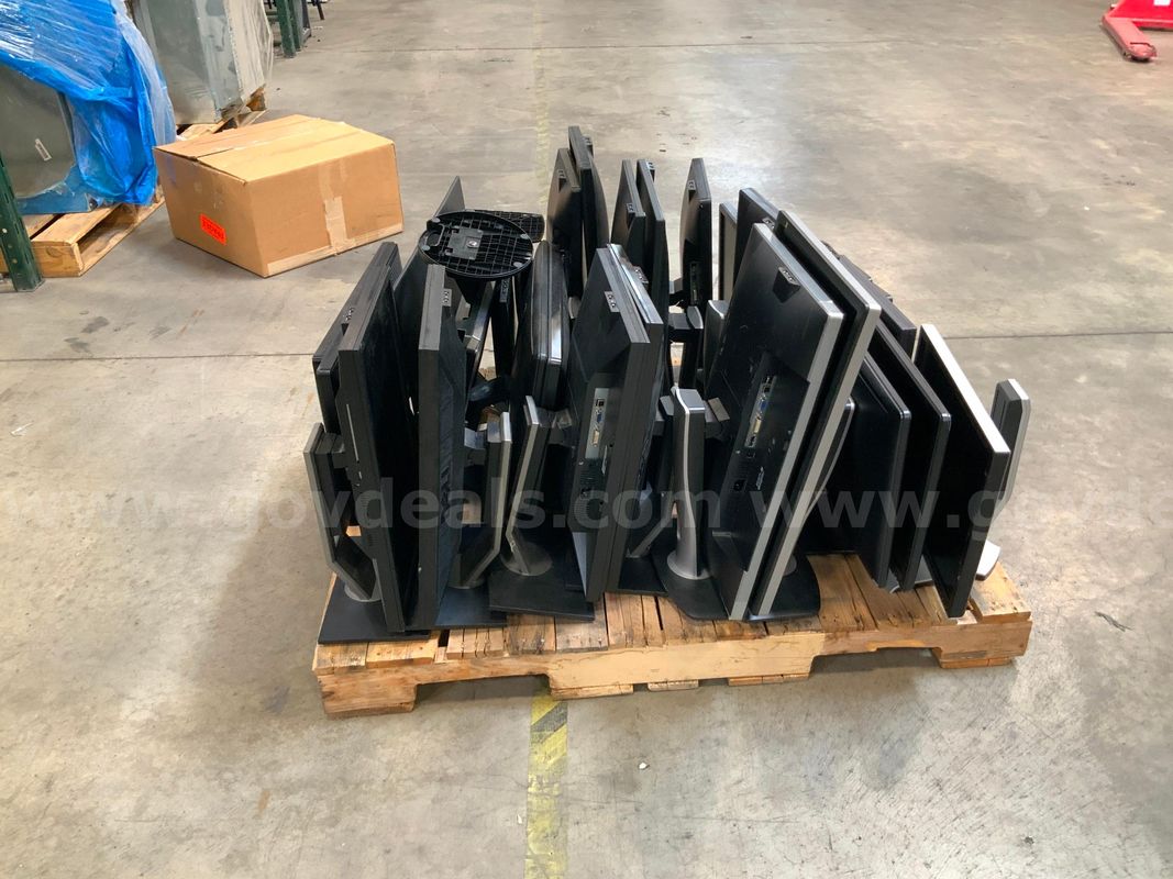 24 Assorted Monitors w/ stands