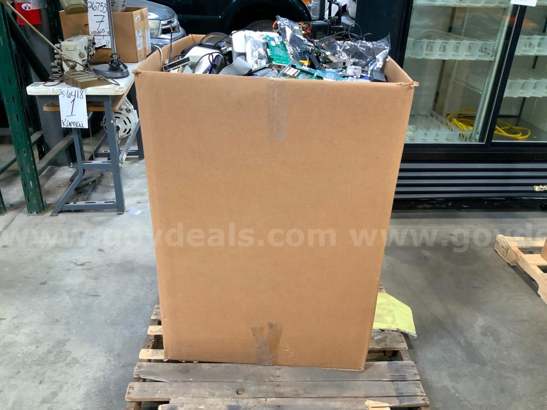 Assorted Computer Parts 36x28x28 Box "not included"