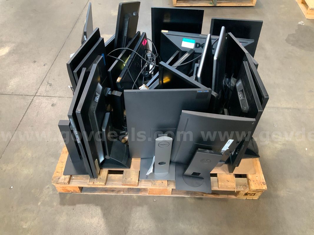24 Assorted Monitors w/ stands