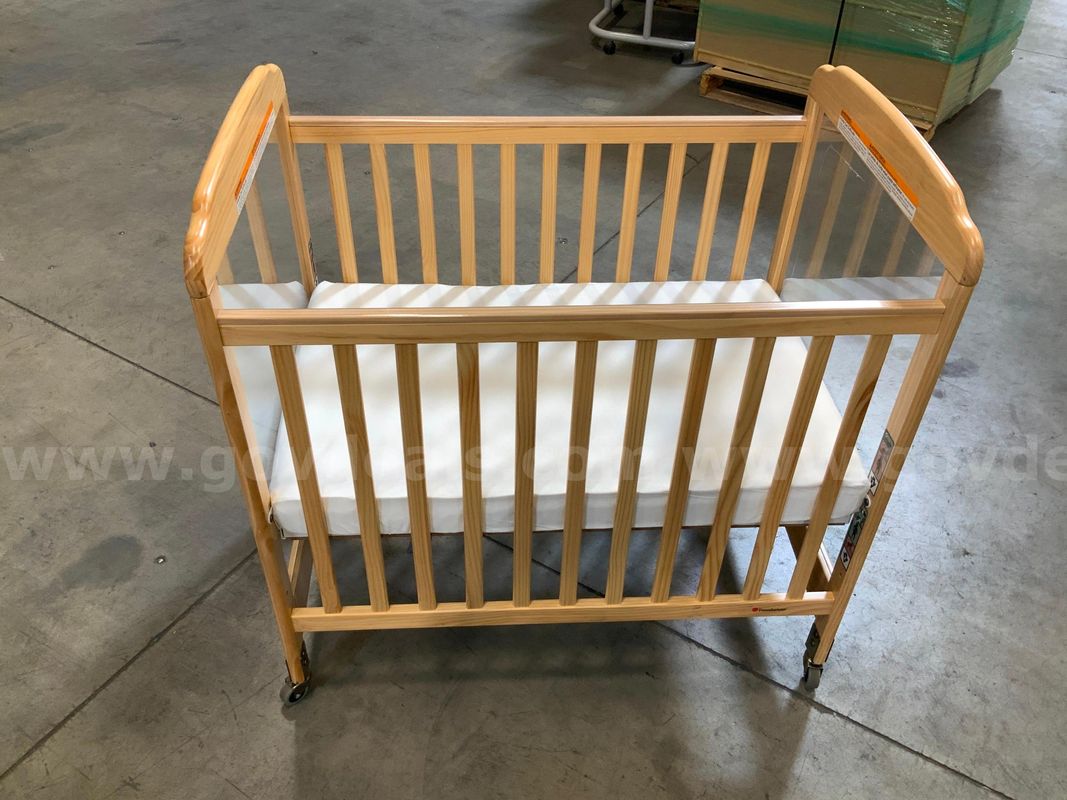 New Crib on wheels with mattress