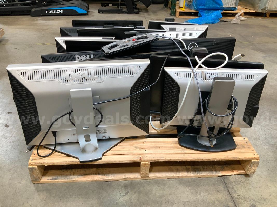 18 Assorted Monitors with stands