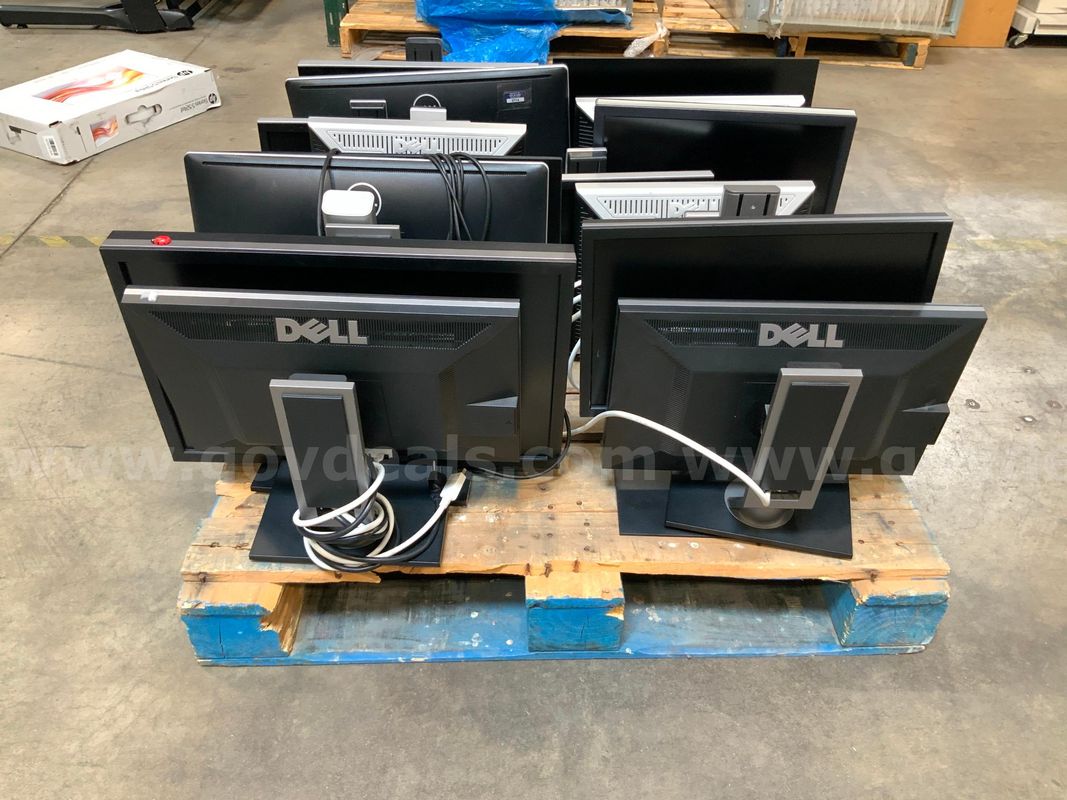 15 Assorted Monitors with stands